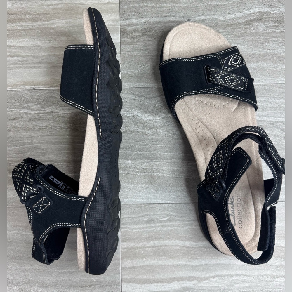 Clarks Collection Amanda Sprint Strappy Sandals Womens Size 11 - Picture 6 of 13